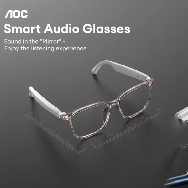 AOC ACN4511 Bluetooth-Audio-Smart-Brille mit Photochromglas, die sich bei Sonnenlicht verdunkelt, Surround-Sound und Mikrofon, unterstützt Musik & Anrufe, ideales Geschenk für Männer & Frauen - Image 5